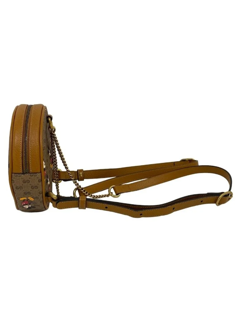 Gucci Backpack Ebony Mini GG Supreme Brown Light Multi Leather